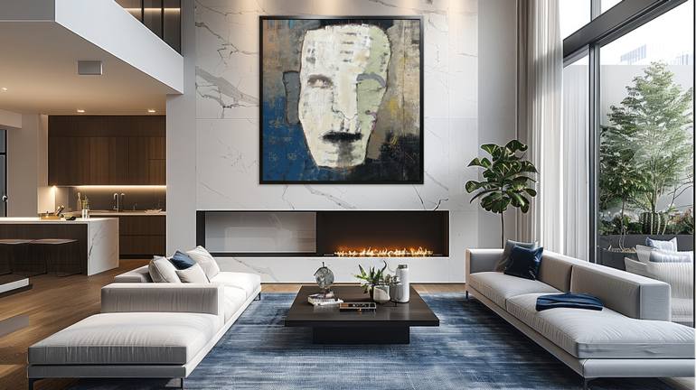 Original Abstract Expressionism Abstract Painting by Kris Gebhardt