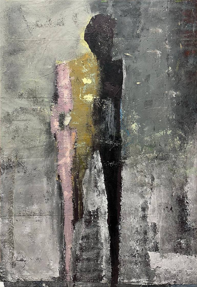 Hide What You Have To Hide #5 Original Painting by kris gebhardt
