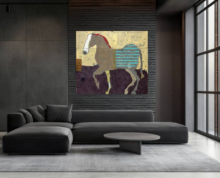 Original Abstract Animal Painting by Kris Gebhardt