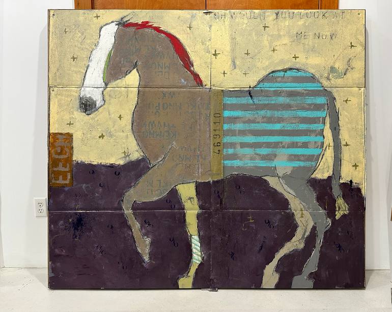 Original Abstract Animal Painting by Kris Gebhardt