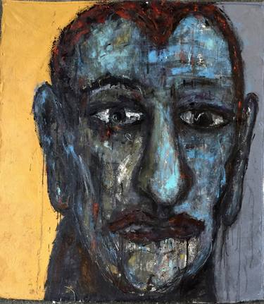 Original Abstract Expressionism Portrait Paintings by Kris Gebhardt