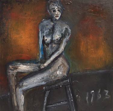 Original Abstract Expressionism Nude Paintings by Kris Gebhardt