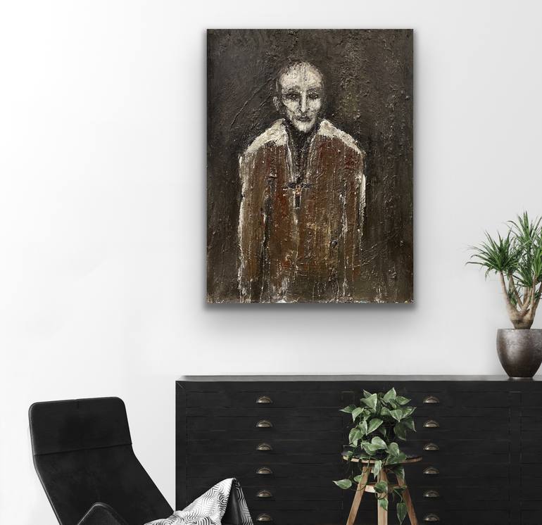 Original Abstract Expressionism People Painting by Kris Gebhardt
