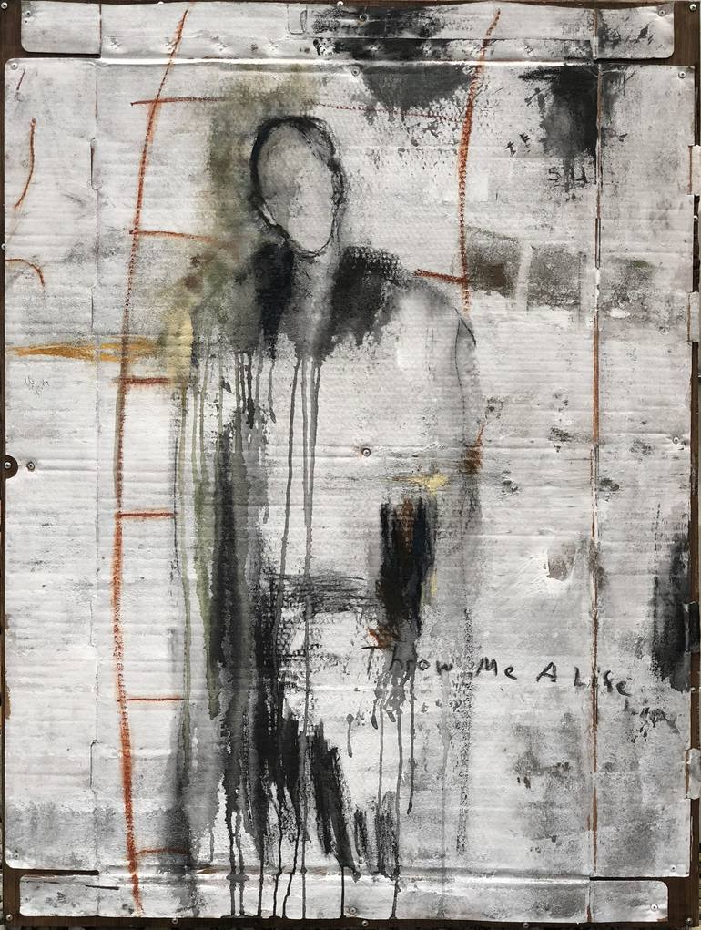 Original Abstract Painting by Kris Gebhardt | Abstract Expressionism Art on Other | Throw Me A Life Line