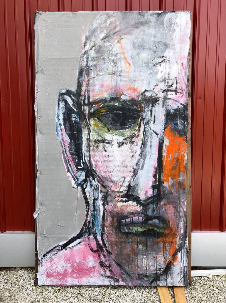 Original Abstract Expressionism Abstract Painting by Kris Gebhardt