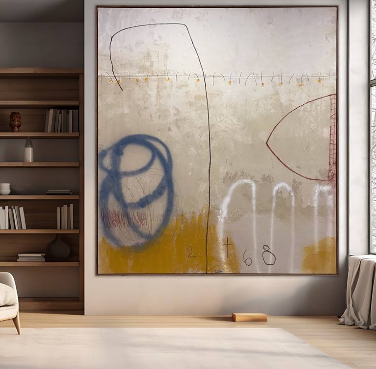 Original Abstract Expressionism Abstract Painting by Kris Gebhardt