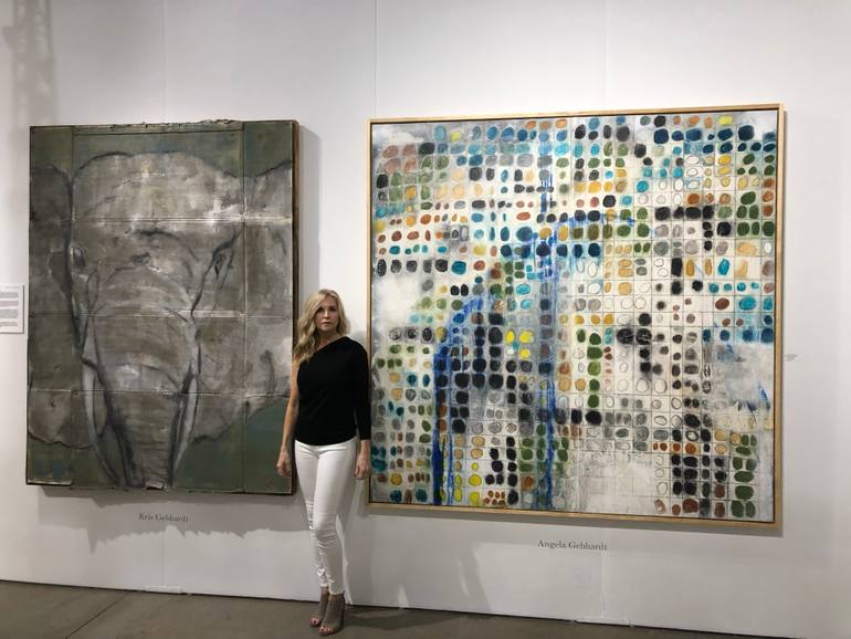 Original Abstract Expressionism Animal Painting by Kris Gebhardt