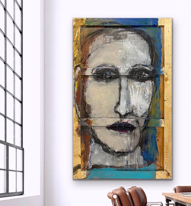 Original Abstract Expressionism Abstract Painting by Kris Gebhardt