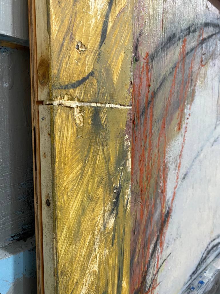 Original Abstract Expressionism Abstract Painting by Kris Gebhardt