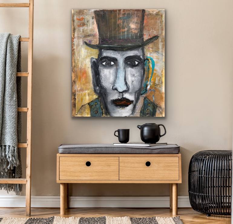 Original Abstract Expressionism Abstract Painting by Kris Gebhardt