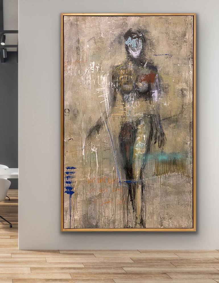 Original Figurative Abstract Painting by Kris Gebhardt