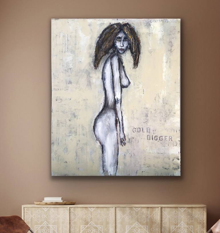 Original Figurative Abstract Painting by Kris Gebhardt