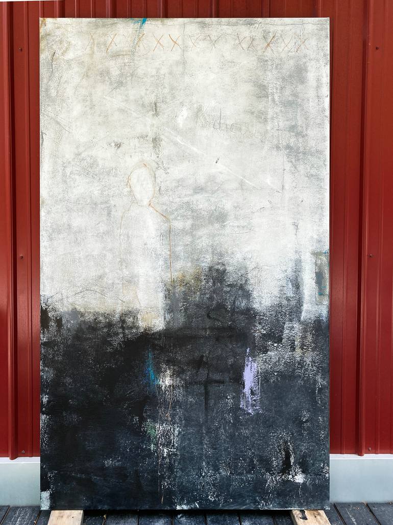 Original Abstract Expressionism Abstract Painting by Kris Gebhardt