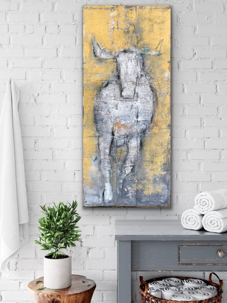 Original Abstract Animal Painting by Kris Gebhardt