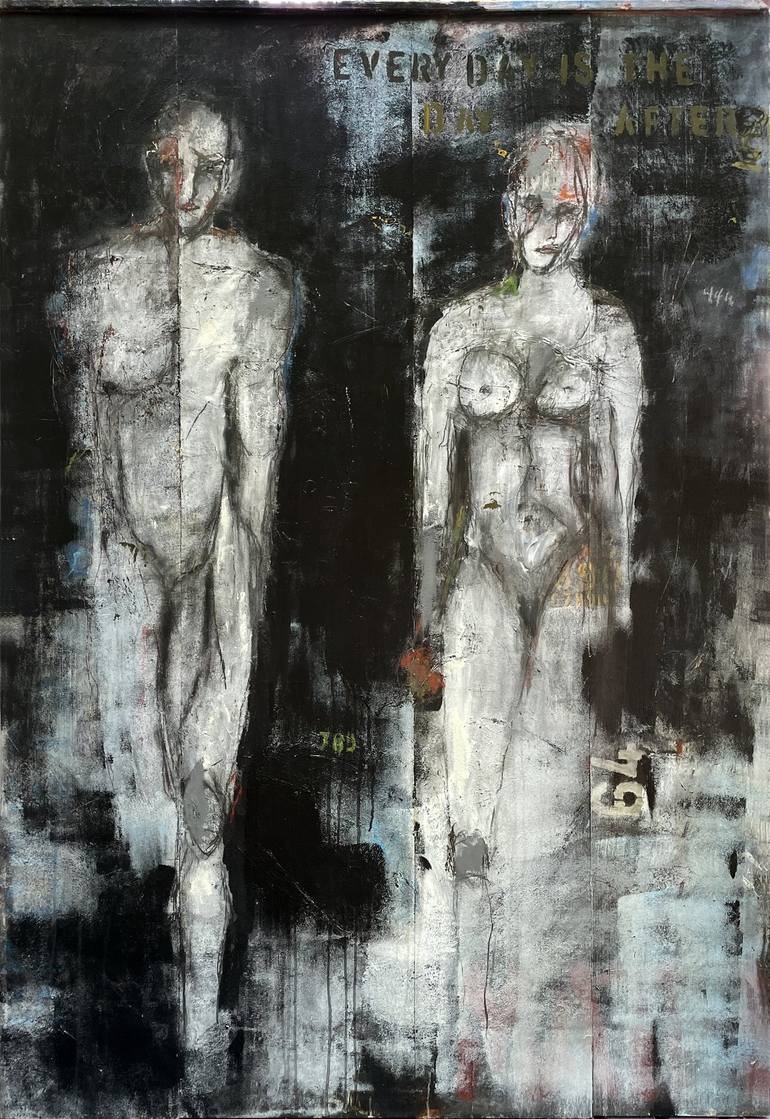 Original Figurative Abstract Paintings by Kris Gebhardt