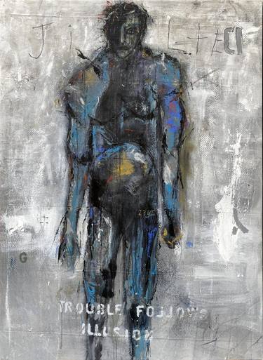 Original Figurative Abstract Paintings by Kris Gebhardt