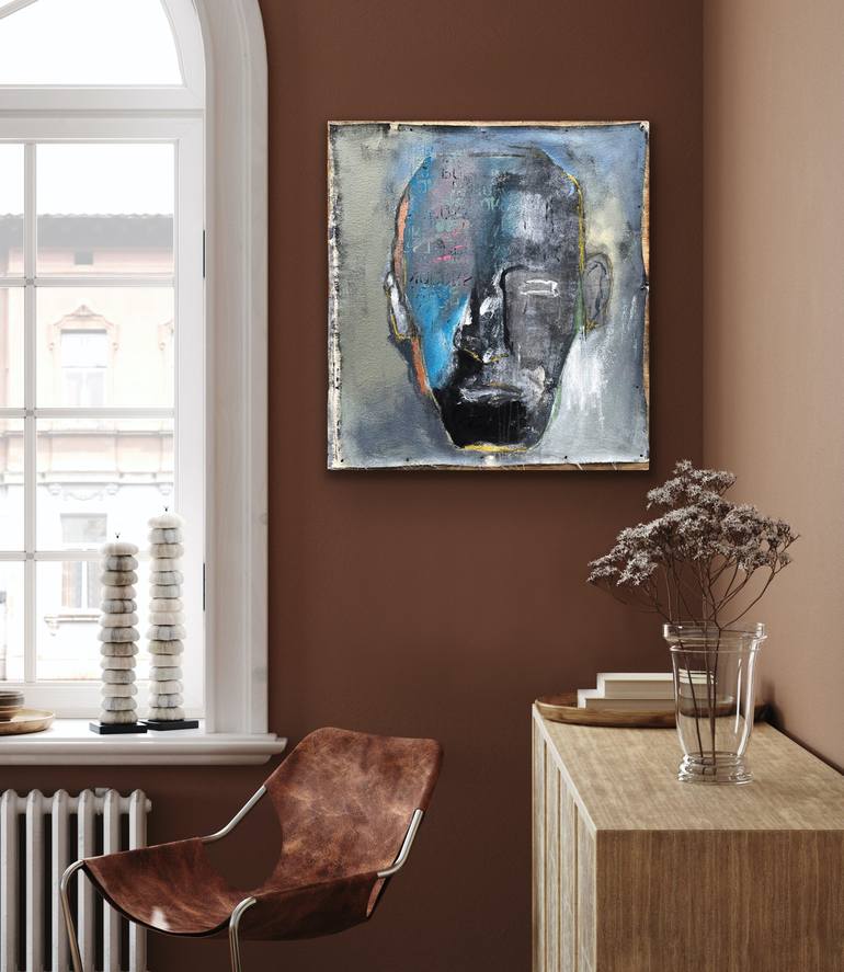 Original Portraiture Abstract Painting by Kris Gebhardt