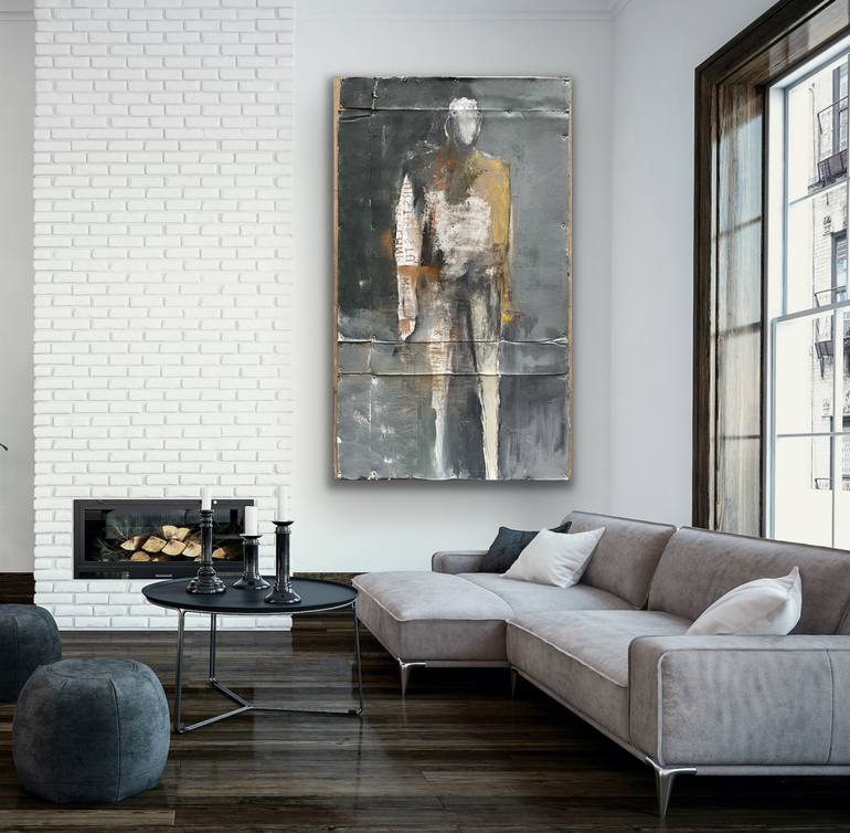 Original Figurative Abstract Painting by Kris Gebhardt