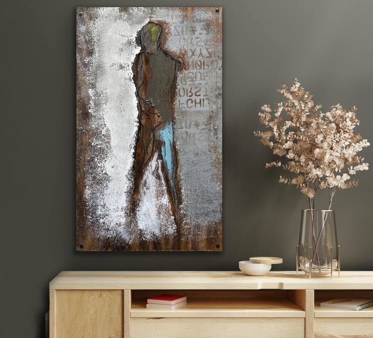 Original Figurative Abstract Painting by Kris Gebhardt