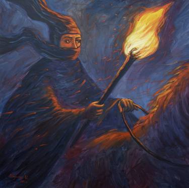 Original Figurative Fantasy Painting by Vladimir Ilievski