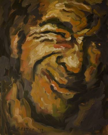 Print of Expressionism Portrait Paintings by Vladimir Ilievski