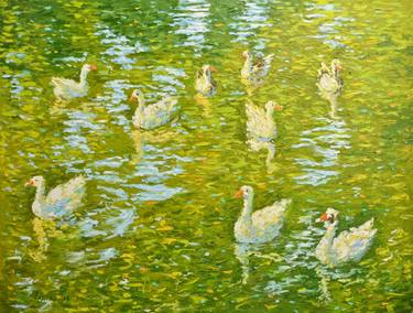 Original Impressionism Animal Paintings by Vladimir Ilievski