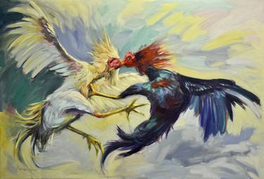 Original Impressionism Animal Paintings by Vladimir Ilievski