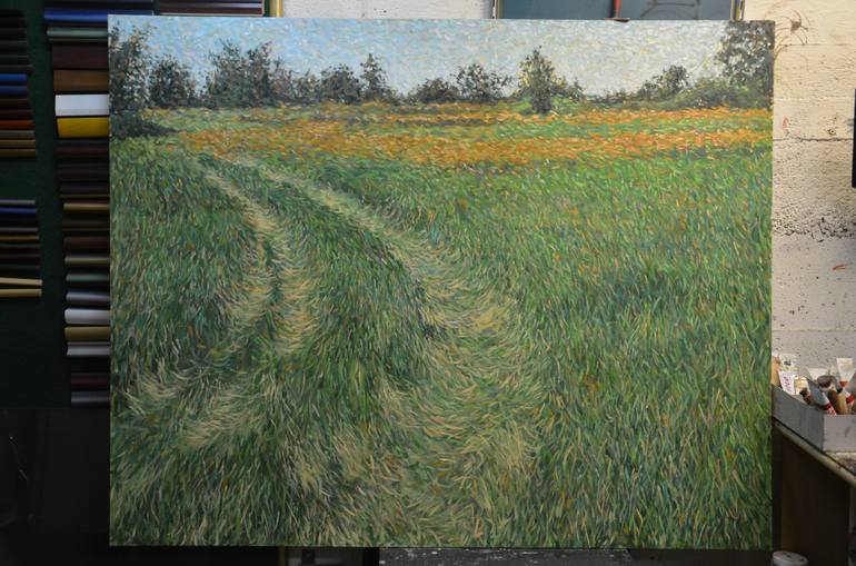 Original Impressionism Landscape Painting by Vladimir Ilievski