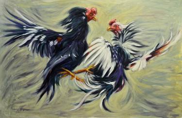 Original Expressionism Animal Paintings by Vladimir Ilievski