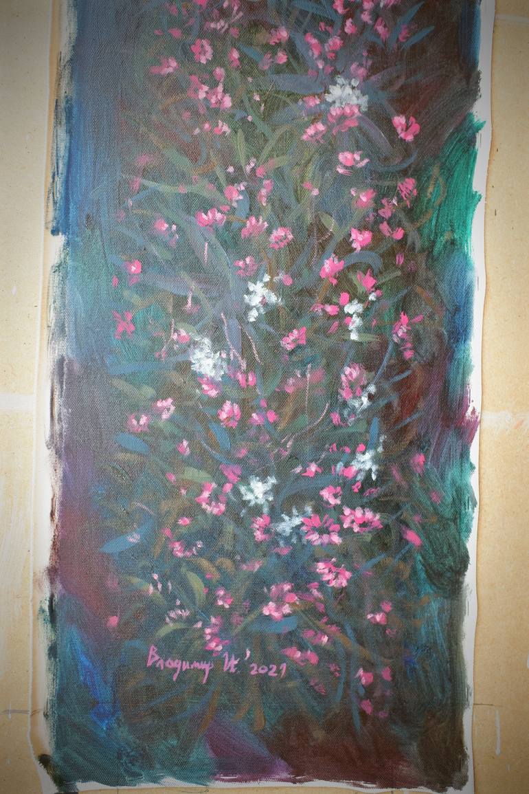 Original Floral Painting by Vladimir Ilievski