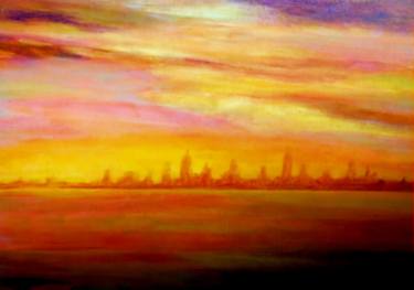 Original Cities Painting by H I 