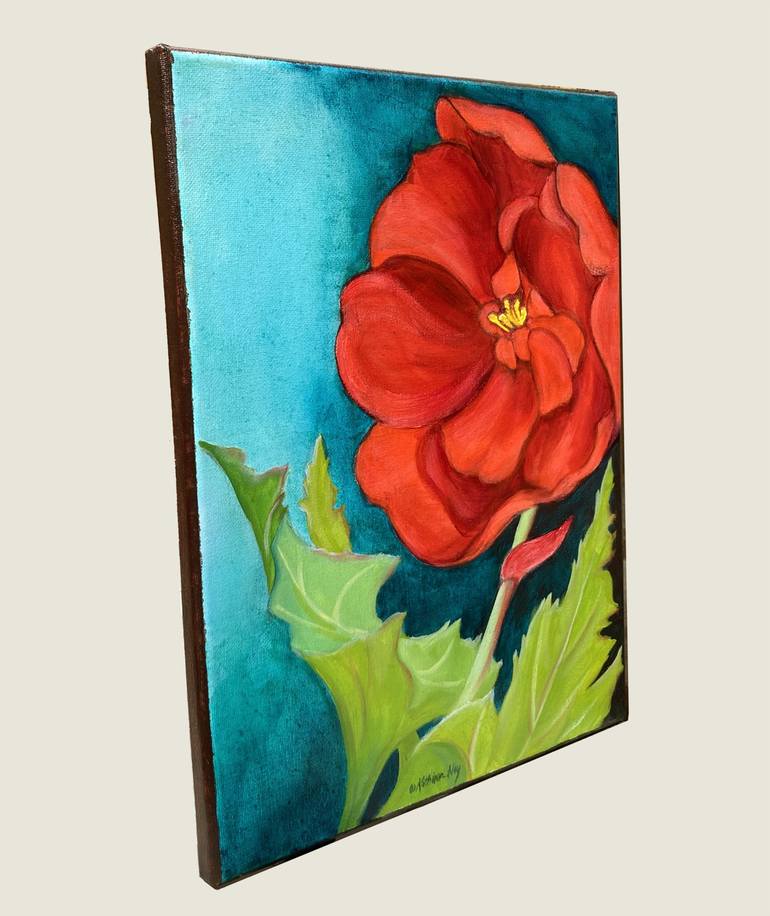 Original Contemporary Floral Painting by Kathleen Ney