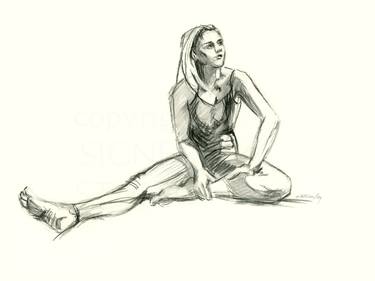 Original Performing Arts Drawings by Kathleen Ney