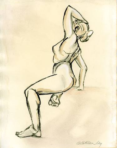 Original Nude Drawings by Kathleen Ney