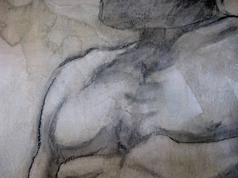 Original Figurative Nude Drawing by Kathleen Ney