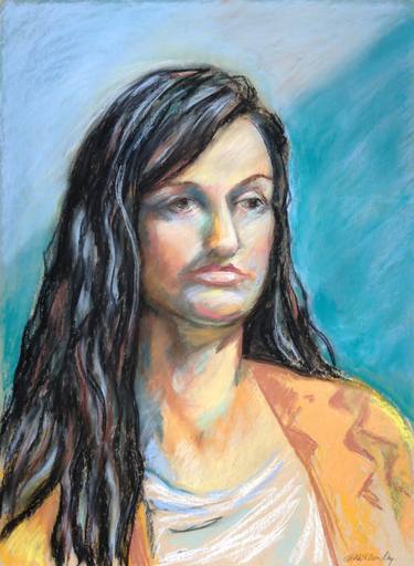 pastel portrait, Alesha thumb