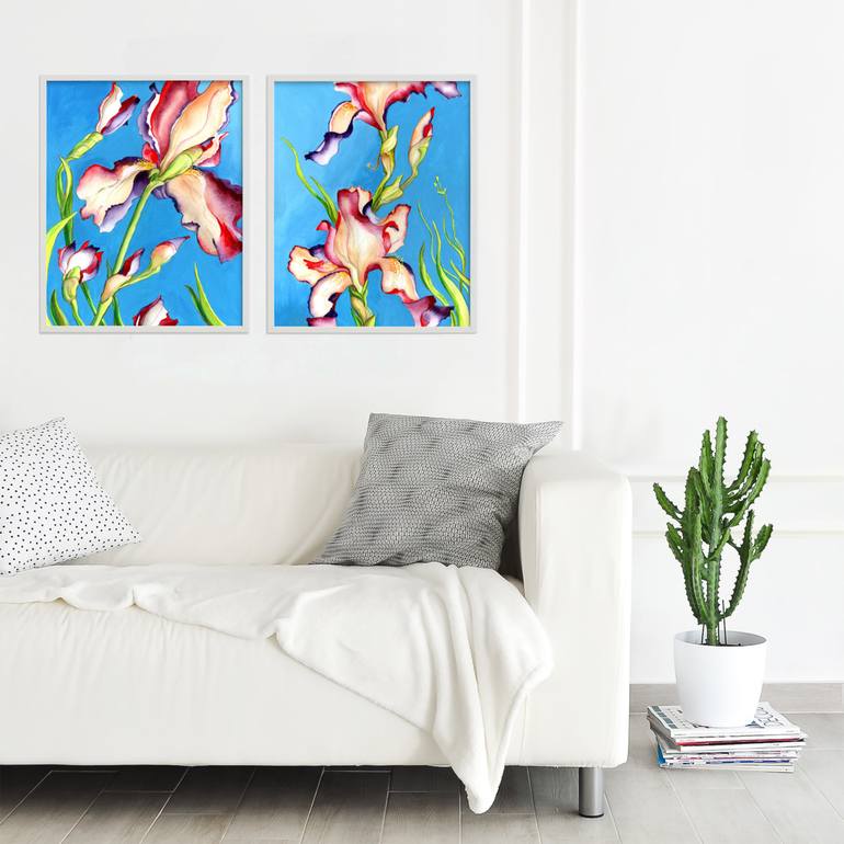 Original Floral Painting by Kathleen Ney