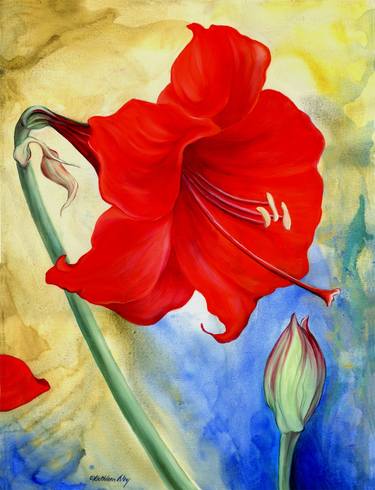Original Floral Paintings by Kathleen Ney