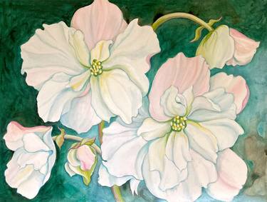 Original Realism Floral Paintings by Kathleen Ney