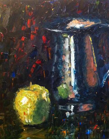 Original Abstract Expressionism Kitchen Paintings by Zeke Garcia