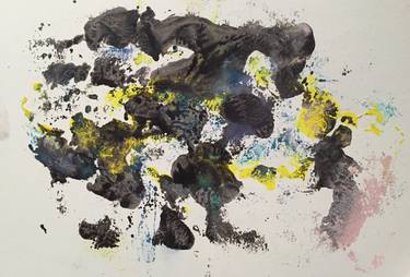 Print of Abstract Expressionism Calligraphy Paintings by Zeke Garcia