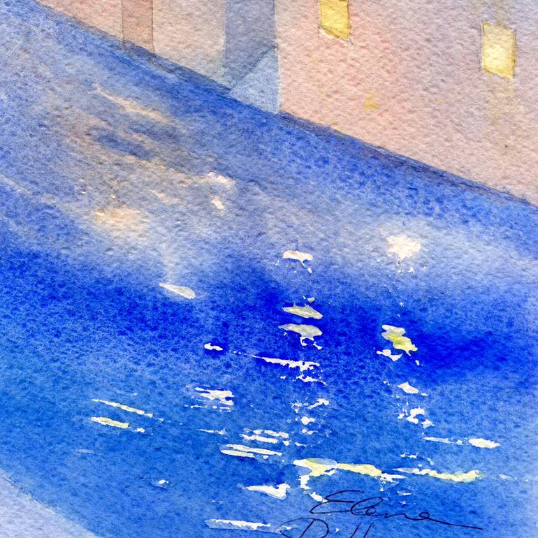 Original Figurative Architecture Painting by Elena Prokhorova