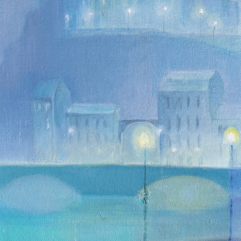 Original Figurative Cities Painting by Elena Prokhorova