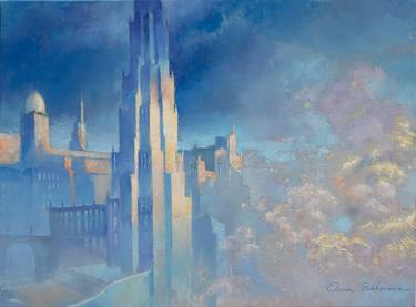 Original Figurative Architecture Paintings by Elena Prokhorova
