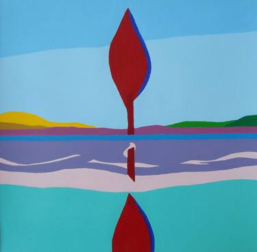 Original Abstract Landscape Painting by Jean Kaemmerer