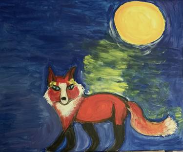 Original Expressionism Animal Paintings by Pam Malone