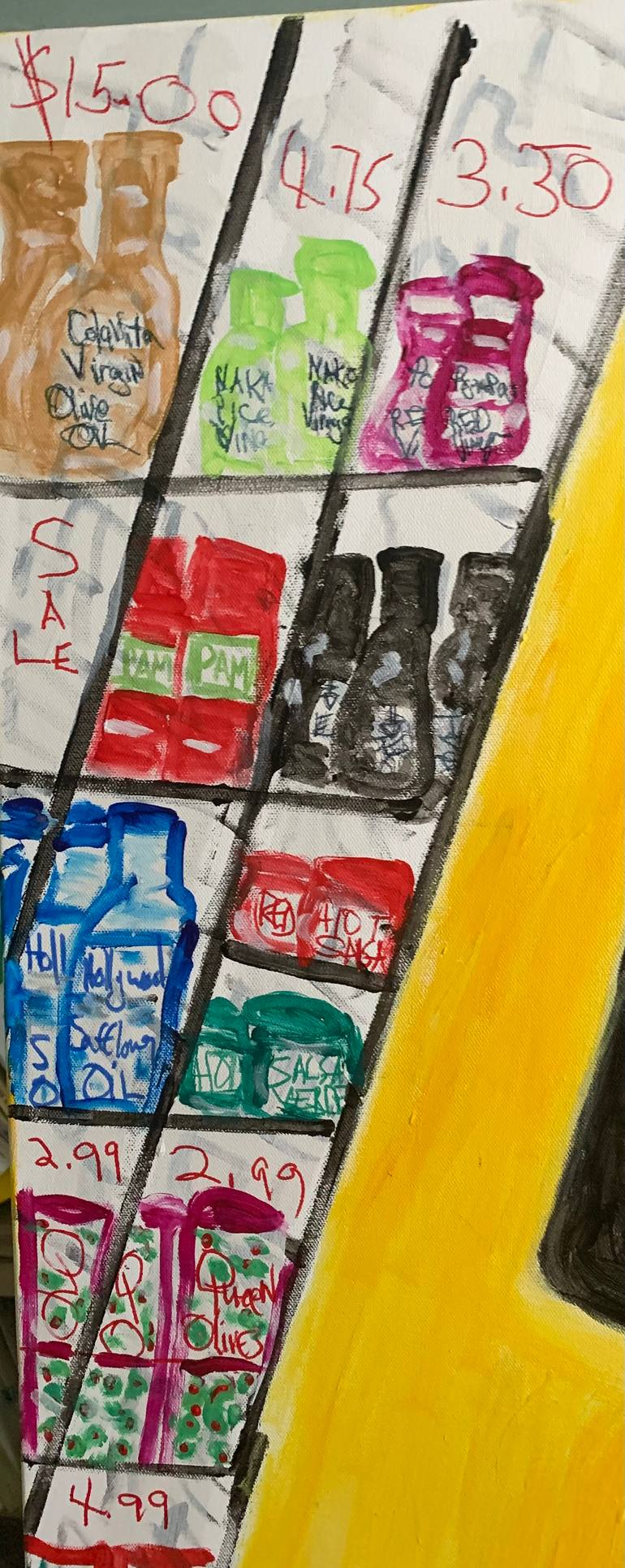 Original Expressionism Pop Culture/Celebrity Painting by Pam Malone