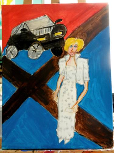 Original Expressionism Celebrity Paintings by Pam Malone