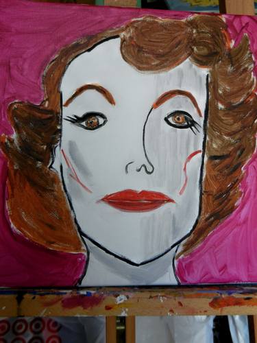 Original Celebrity Paintings by Pam Malone