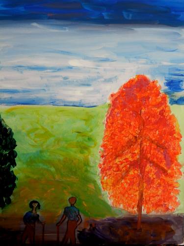 Original Expressionism Landscape Paintings by Pam Malone